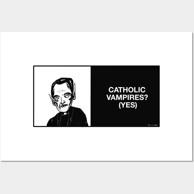 Catholic Vampires Wall Art by bransonreese